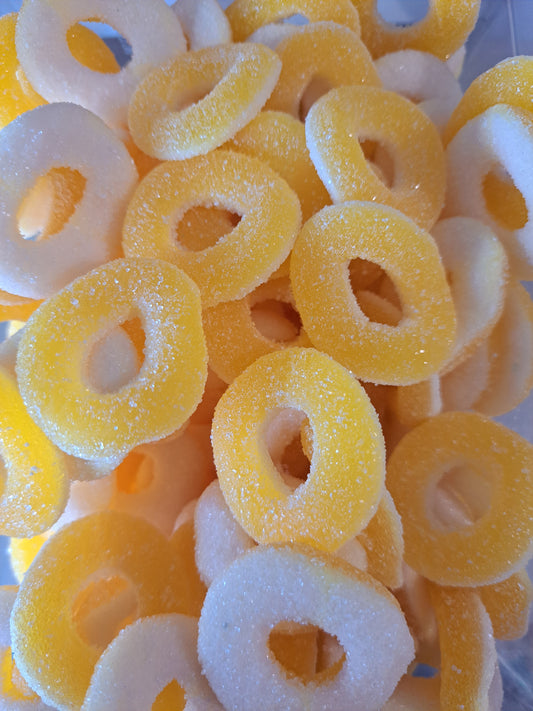 Anneaux sucrés goût banane