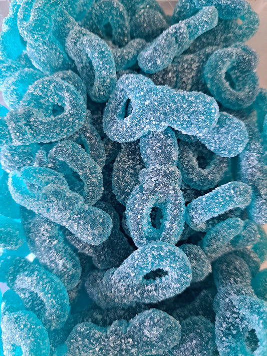 Tétines bleues goût framboises sucrés