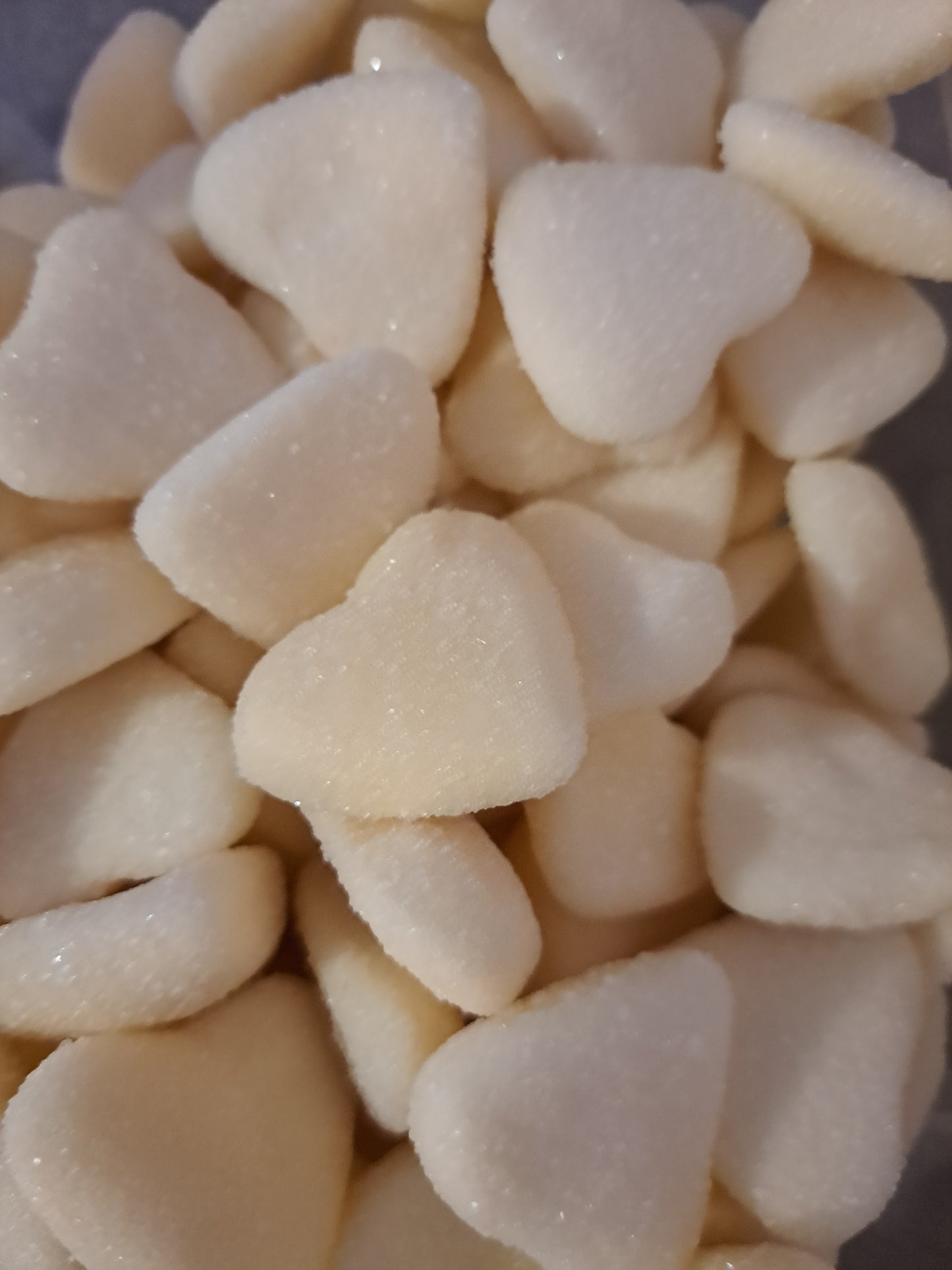 Coeurs Blancs sucrés