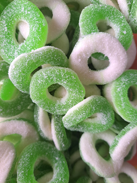 Anneaux sucrés goût pomme